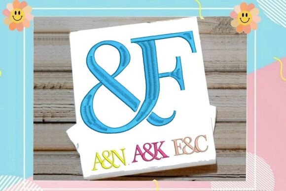 Elevate Your Sweatshirt Line with Interlocking Ampersand Letter F Monogram