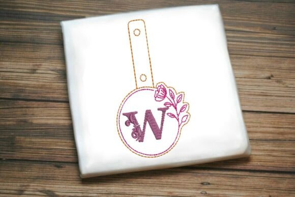 Floral Monogram Keychain W ITH Design Review