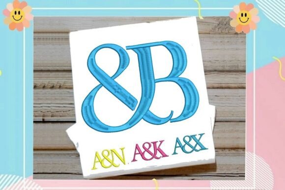 Interlocking Ampersand Letter B Monogram