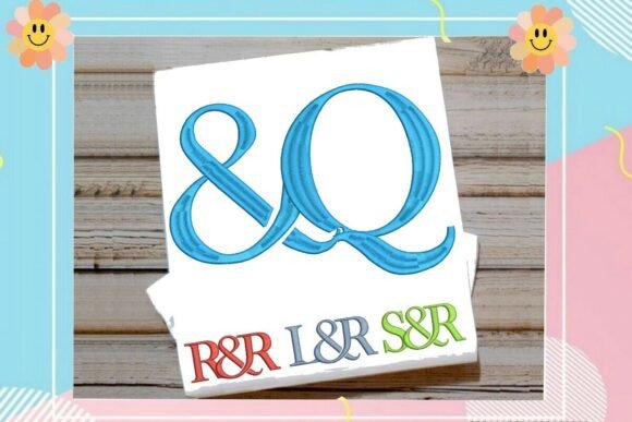 Interlocking Ampersand Letter Q Monogram