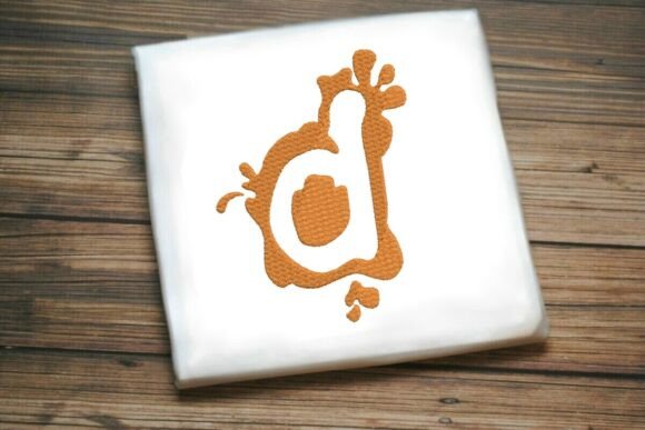 Paint Splash Monogram d: A Burst of Color