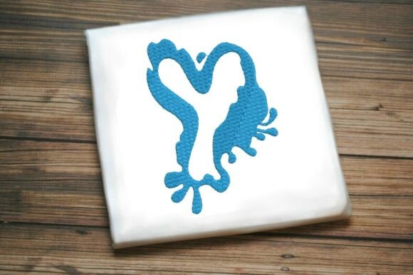 Paint Splash Monogram y: A Bold Embroidery Choice