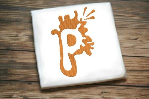 Review: Paint Splash Uppercase Monogram P