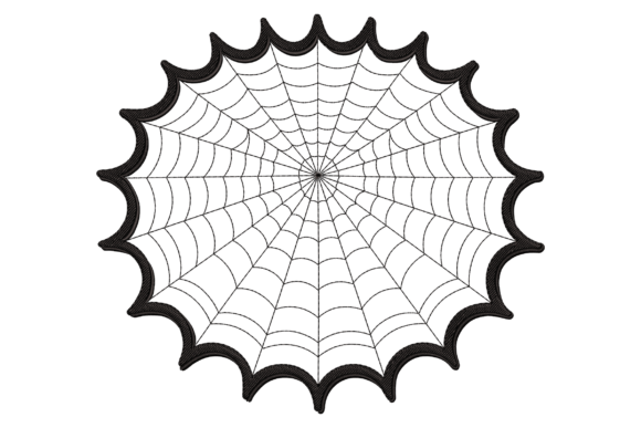Spooky Web Border: A Charming Halloween Embellishment